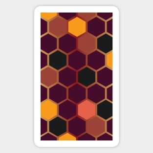 Honeycomb Seamless Pattern 001#002 Sticker